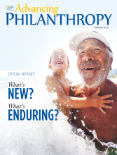 Advancing Philanthropy Summer 2017 magazine cover